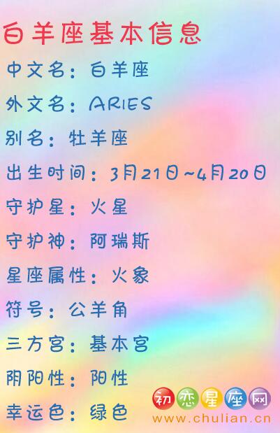 1990白羊座的<font color='red'>幸运数字</font> 1990年的上升星座查询