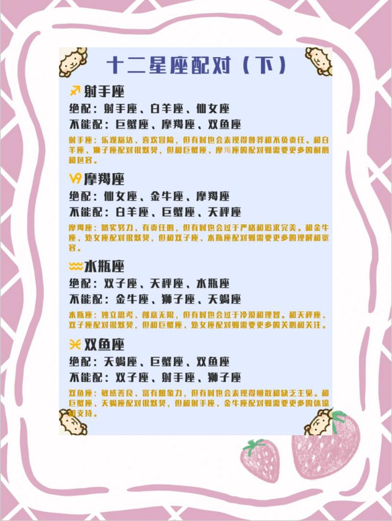 仙女座和射手座的<font color='red'>爱情观</font> 射手座和什么座配对表