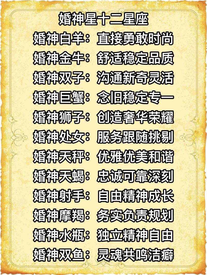 下降星座和婚神星一个星座 婚神星座查询表2000