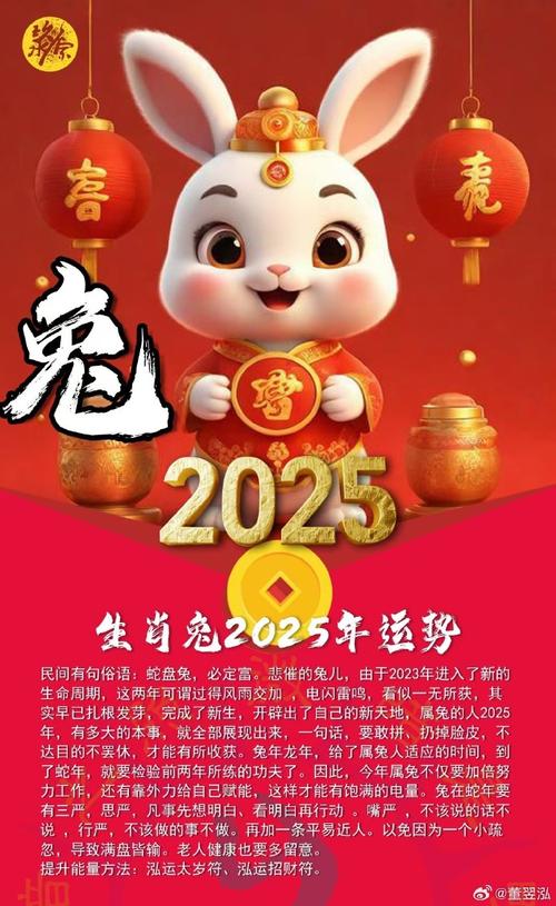 生肖兔金牛座2023年感情运势 2025年属兔佩戴吉祥物
