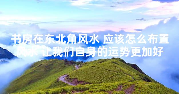 书房在东北角风水 应该怎么布置风水 让我们自身的运势更加好